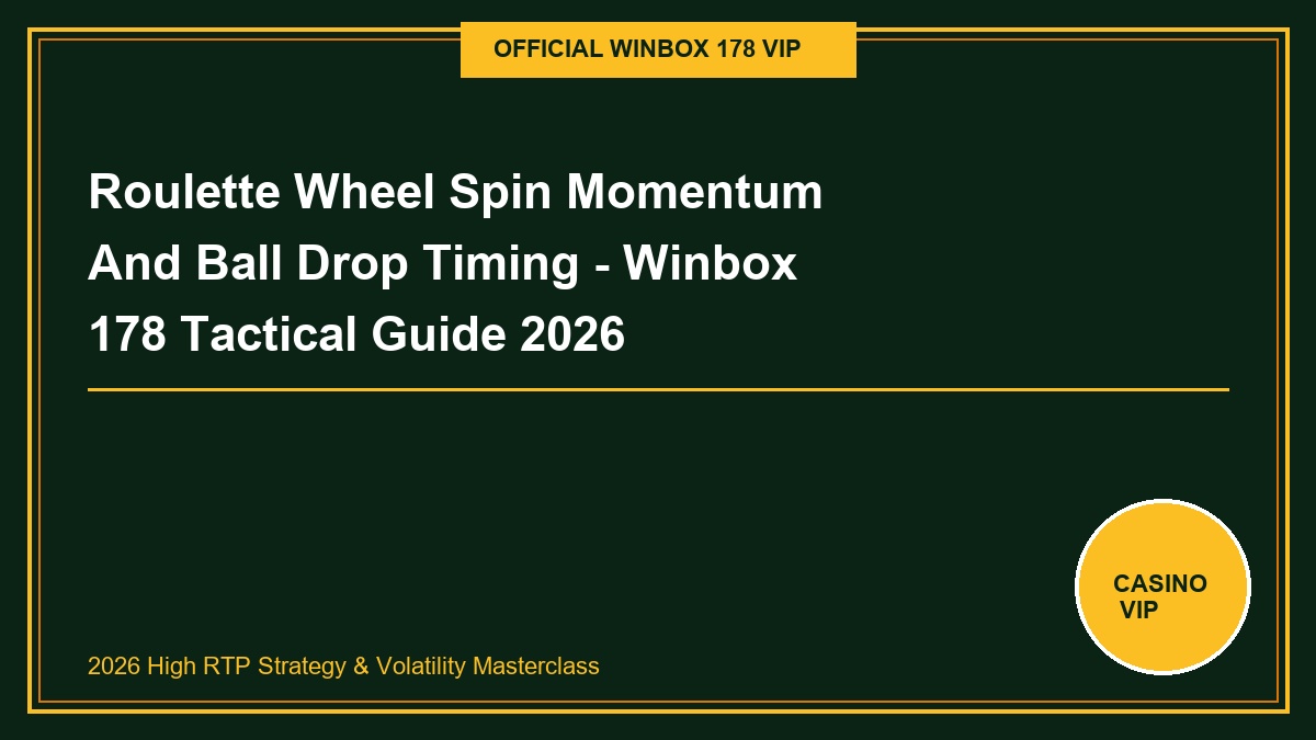 Vworld178 Roulette Wheel Rotor Velocity Analytics